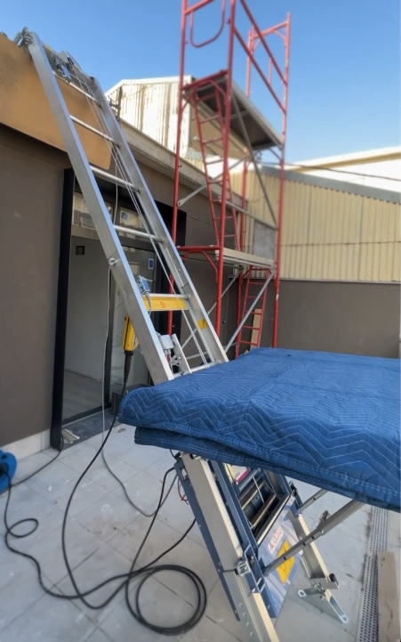 elevador para placas solares extensión